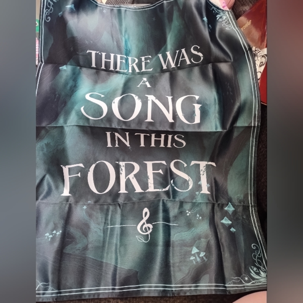 Dark Green Forest Themed Tapestry